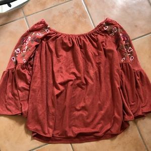 Alterd state off shoulder top